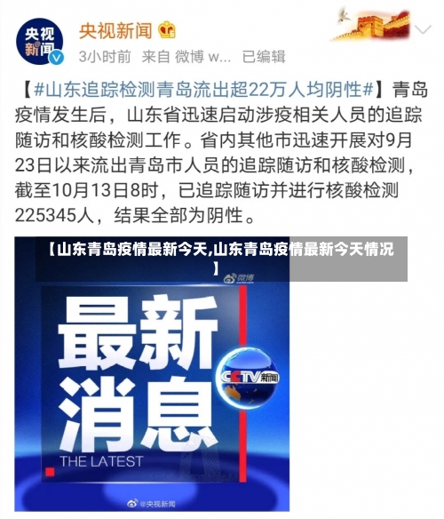 【山东青岛疫情最新今天,山东青岛疫情最新今天情况】-第1张图片