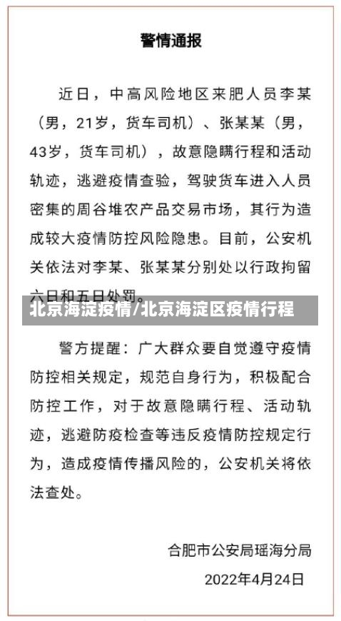 北京海淀疫情/北京海淀区疫情行程-第2张图片