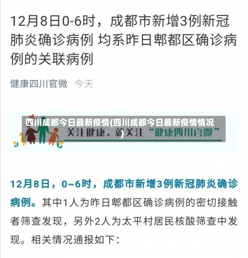 四川成都今日最新疫情(四川成都今日最新疫情情况)-第2张图片