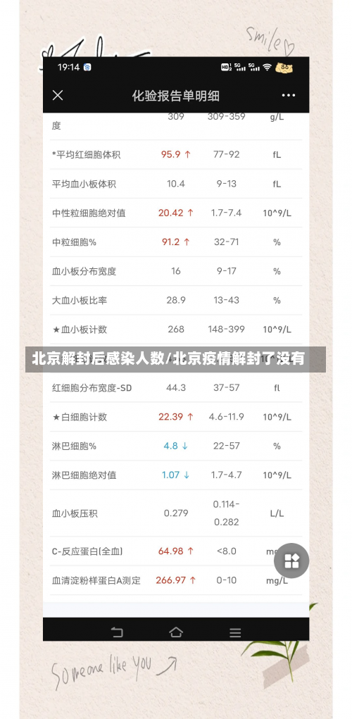 北京解封后感染人数/北京疫情解封了没有-第1张图片