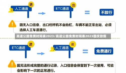 高速公路免费时间表2023/高速公路免费时间表2023国庆放假-第2张图片