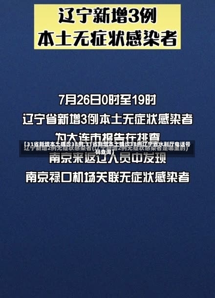 【31省新增本土确诊38例,31省新增本土确诊38例辽宁省水利厅电话号码查询】-第3张图片