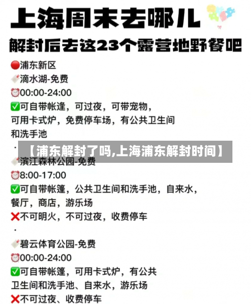【浦东解封了吗,上海浦东解封时间】-第1张图片