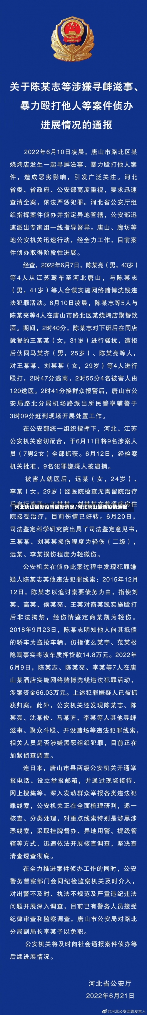 河北唐山最新疫情最新消息/河北唐山最新疫情通报-第1张图片