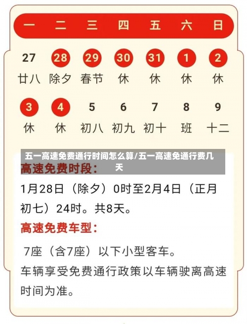 五一高速免费通行时间怎么算/五一高速免通行费几天-第3张图片