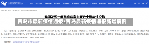 青岛市最新疫情通报/青岛最新疫情通报新增病例-第2张图片