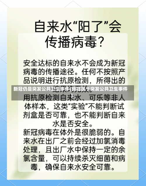 新冠仍是突发公共卫生事件(新冠属于突发公共卫生事件)-第2张图片