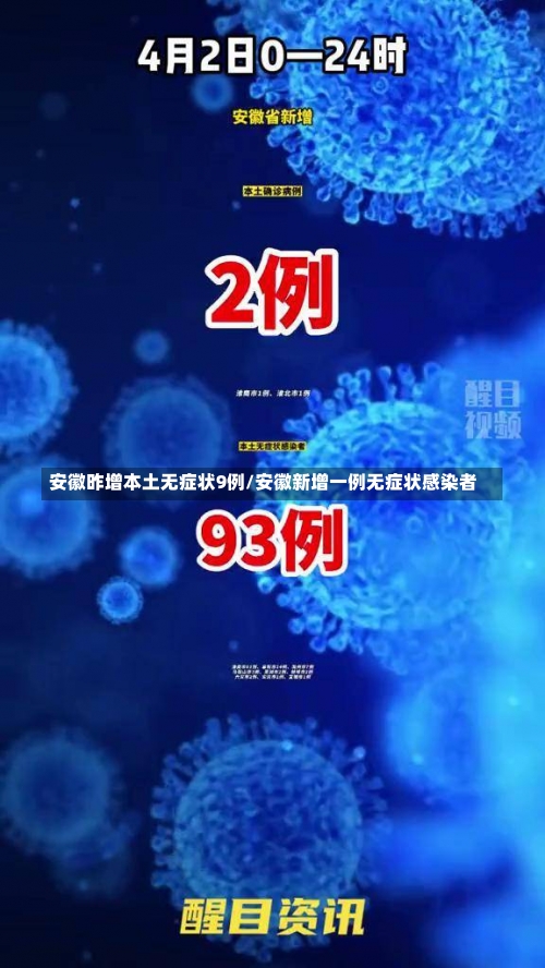 安徽昨增本土无症状9例/安徽新增一例无症状感染者-第1张图片