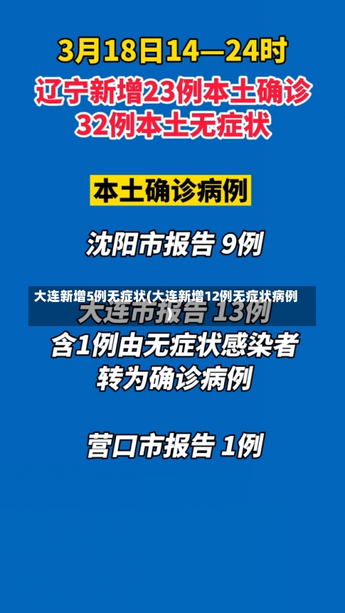 大连新增5例无症状(大连新增12例无症状病例)-第2张图片
