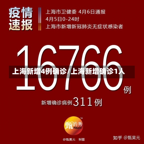 上海新增4例确诊/上海新增确诊1人-第1张图片