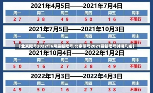 【北京限号2022年6月最新限号,北京限号2021最新限号时间几点】-第1张图片