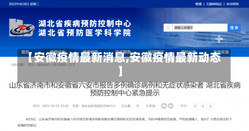 【安徽疫情最新消息,安徽疫情最新动态】-第3张图片
