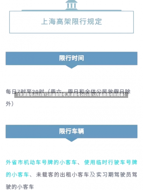 【天津限号2023年12月最新限号,天津限号2023年12月最新限号时间表】-第2张图片