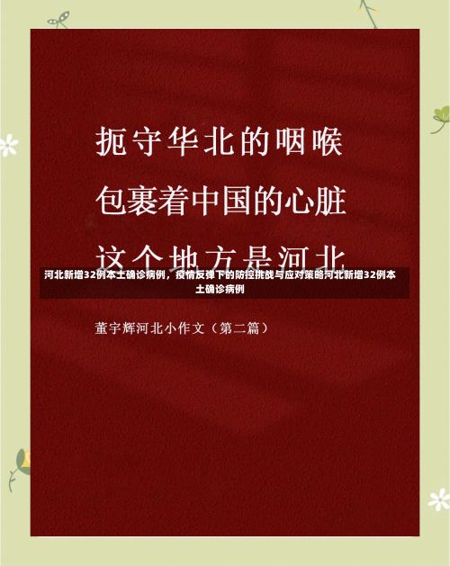 河北新增32例本土确诊病例	，疫情反弹下的防控挑战与应对策略河北新增32例本土确诊病例-第1张图片