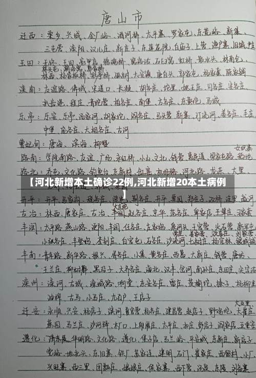【河北新增本土确诊22例,河北新增20本土病例】-第2张图片