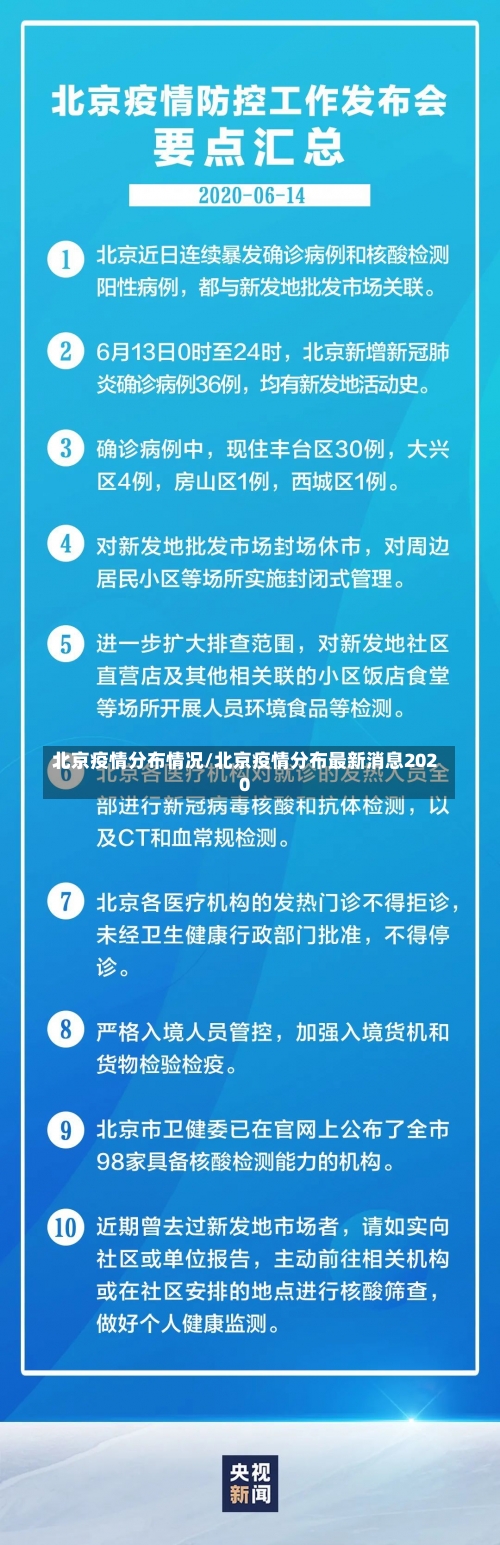 北京疫情分布情况/北京疫情分布最新消息2020-第1张图片