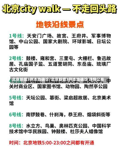 北京新增3例本地确诊/北京新增3例本地确诊 详情公布-第3张图片