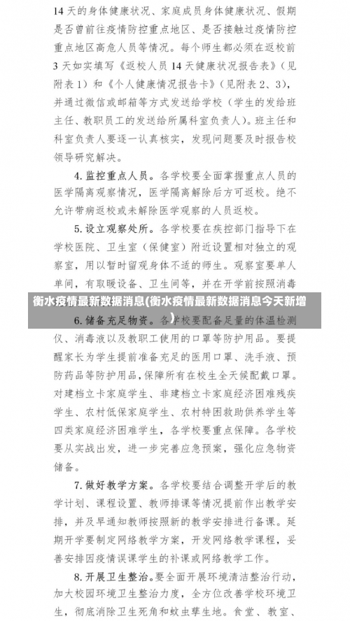 衡水疫情最新数据消息(衡水疫情最新数据消息今天新增)-第2张图片