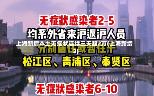 上海新增本土无症状连续三天超2万(上海新增3)-第2张图片