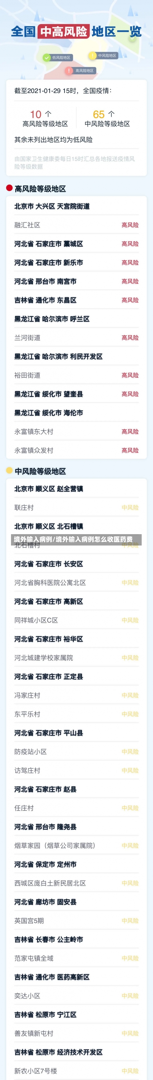 境外输入病例/境外输入病例怎么收医药费-第2张图片