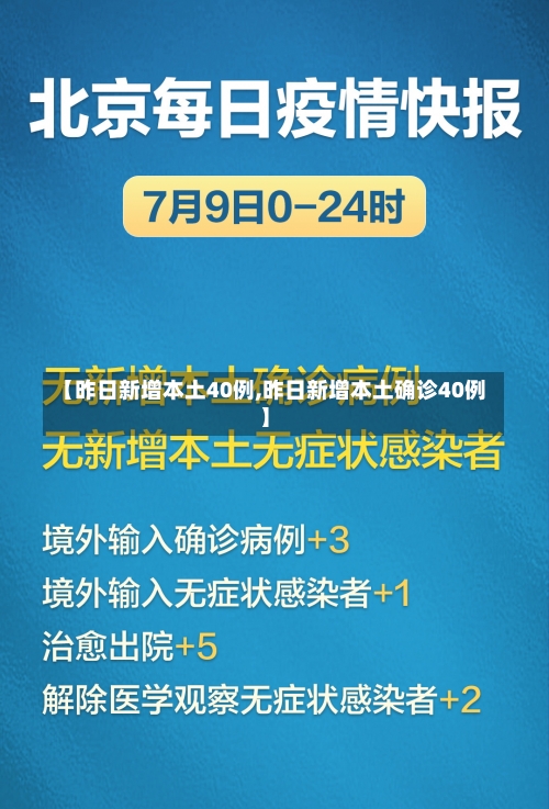 【昨日新增本土40例,昨日新增本土确诊40例】-第2张图片