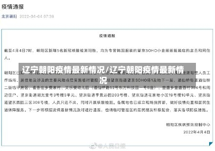辽宁朝阳疫情最新情况/辽宁朝阳疫情最新情况-第1张图片